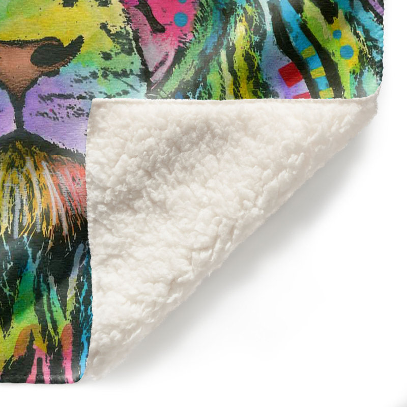 Couverture sherpa doux , 51 po x 60 po