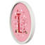 «Valentine Things Monogram - L Round», reproduction encadrée blanche
