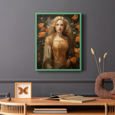«WOMEN Series DII» - reproduction encadrée de qualité supérieure - prête à être accrochée - aucun clou requis