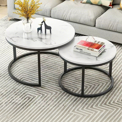 Ensemble de 2 tables gigognes Modern Modern