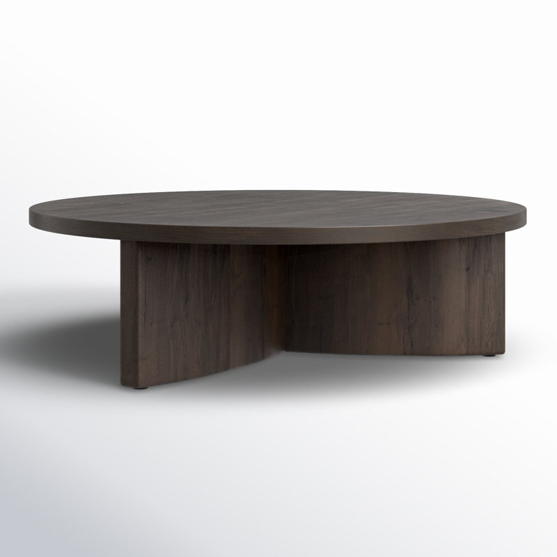 Toli Stone Coffee Table, Smoked Black, Smoked Black