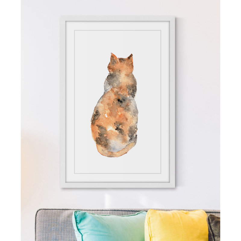 Thimble Sparrow - Single Picture Frame Painting, 91cm H x 61cm W x 3.81cm D