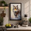 Quiet Wolf In Mist Boho - Print-1391256348-1391256352