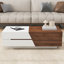 Table basse à plateau coulissant moderne avec rangement Modern