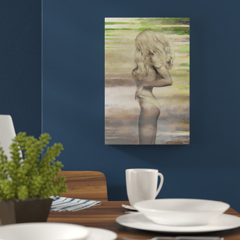 Parvez Taj - Wrapped Canvas Painting, 114cm H x 76cm W x 5cm D