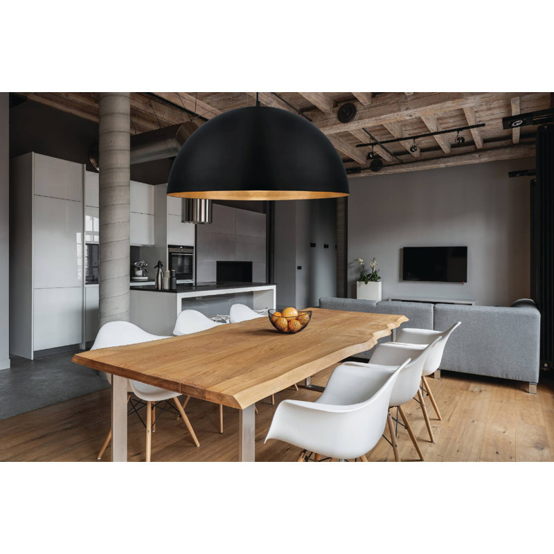 Luminaire bol suspendu 1 lumière Rawson