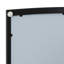 Garde-robe en verre arqué noir à double porte 23,63 po, miroir incassable, rangement en couches, tablette ouverte, salle de bain, peu encombrant, pratique, esthétique
