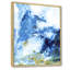 «Blue and Gold Creative Abstract», peinture sur toile-67232038-67232050