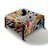 Multicolor Leopard Urban - Geometric Large Square Ottoman