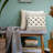 Geometric Shapes Textured Cotton Throw Pillow