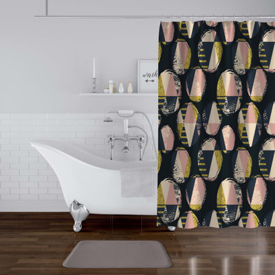 Rideau de douche simple Eskew