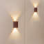 Manufactured Wood LED Flush Mounted Sconce-1079745131