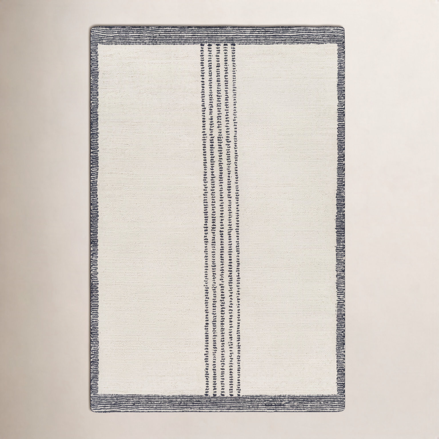 Kela Hand-Woven Striped Rug, Rectangle 8' x 10'