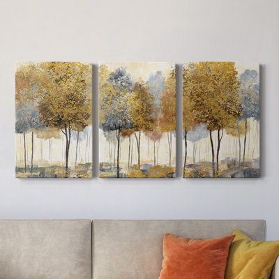 " Golden Forest " 3 - Pieces
