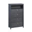 Commode, finition bleue