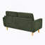 Canapé capitonné 67,7 po de largeur Mid-Century avec pieds en bois-1195141569