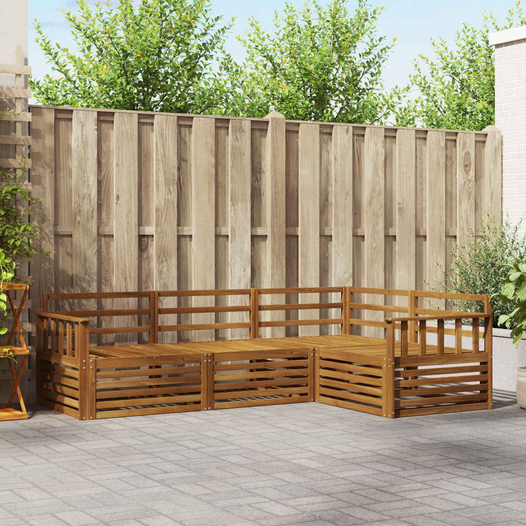 Outdoor Sofa Set Sectional Garden Furniture Terrace Seating Modern