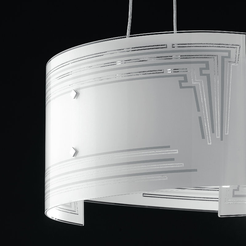 Hartung 2 - Light White Unique/Statement Pendant