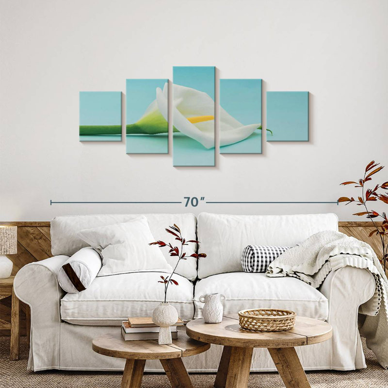 Calla Lily Bloom, 24" H x 55" W