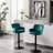 Adjustable Bar Stools In With Back And Footrest, Of 2 For Home Kitchen Pub Use 2 Fit Counter Height