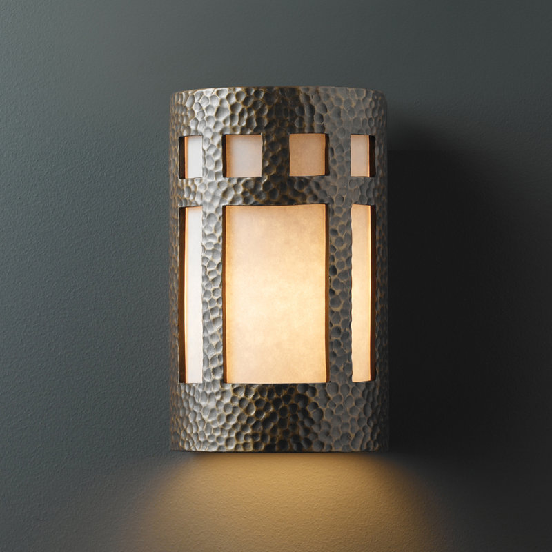 Applique murale 1 lumière pour fenêtre prairie ada Krimhilde, Incandescent, H 12,5 po x l 7,75 po x P 4 po