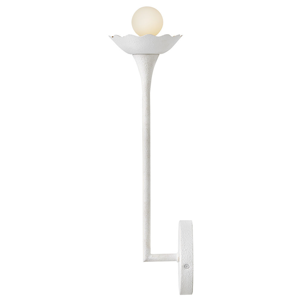 Single Light Floral Wallchiere