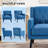 29" Wide Transitional Upholstered Tufted Armchair With Solid Wood Legs-383611830