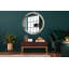 Huldar Glass Flat Wall Mirror