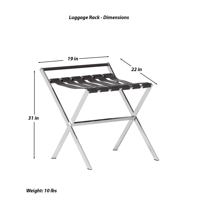 Folding Metal Luggage Rack