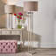 Aidric 143cm Nickel Traditional Floor Lamp