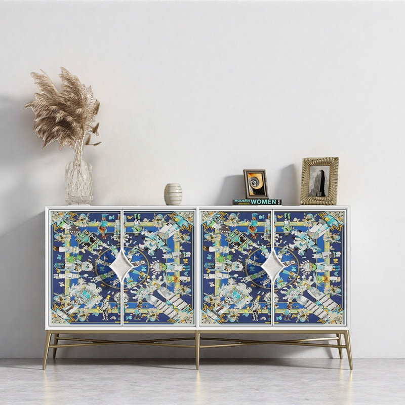 Minimalist Painted Entrance Cabinet