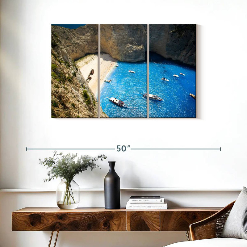 Aerial View Of Navagio Healey, H 24 po x l 38 po