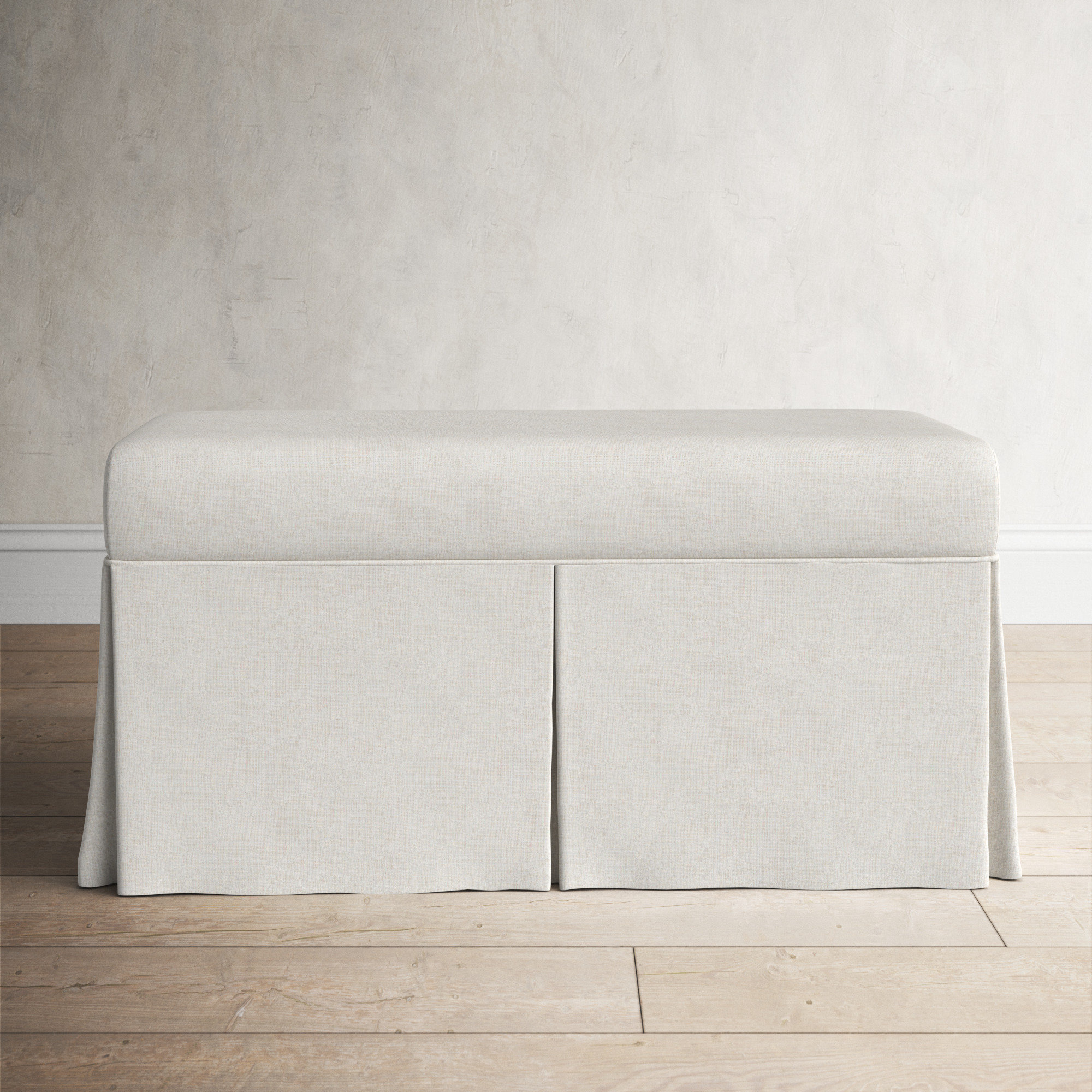 Wyatt Storage Bench, White