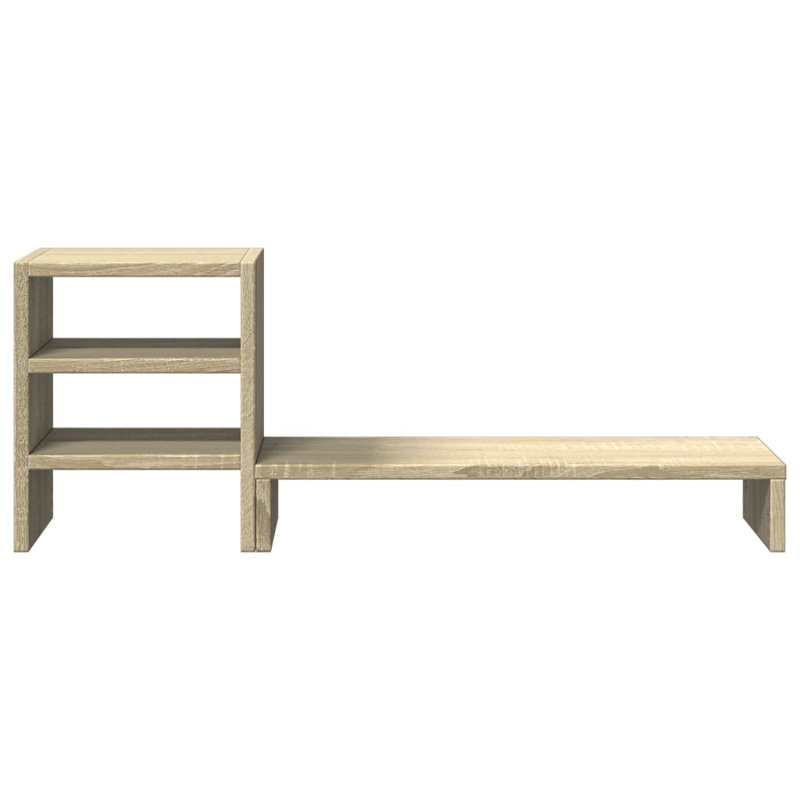 Shamequa Manufactured Wood Monitor Stand, Sonoma Oak