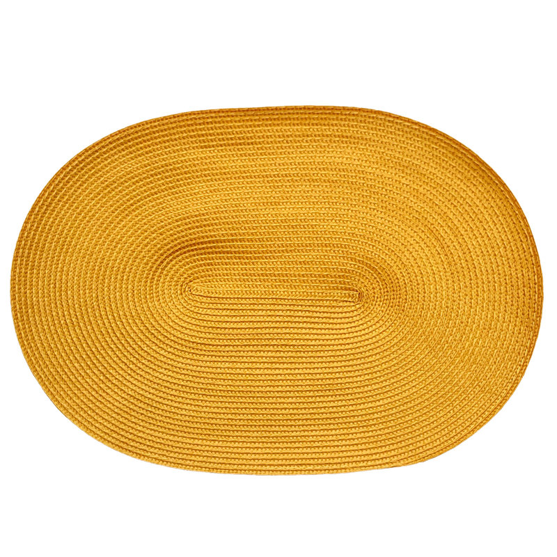 Ensemble de napperons 6 pièces Tigela, Jaune