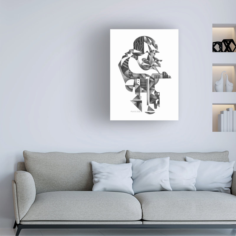 Art sur toile de bolognaise, riche, H 47 po x l 35 po