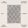 Cantera Shag Plush Tassel Moroccan Geometric Trellis Gray/Cream Rug