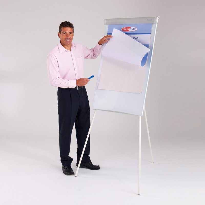 Symple Stuff Folding Adjustable Metal Easel, White