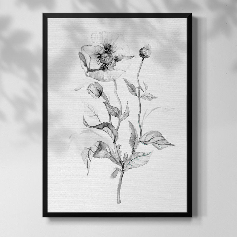 " Archipelago ", Black Framed Canvas, No Mat