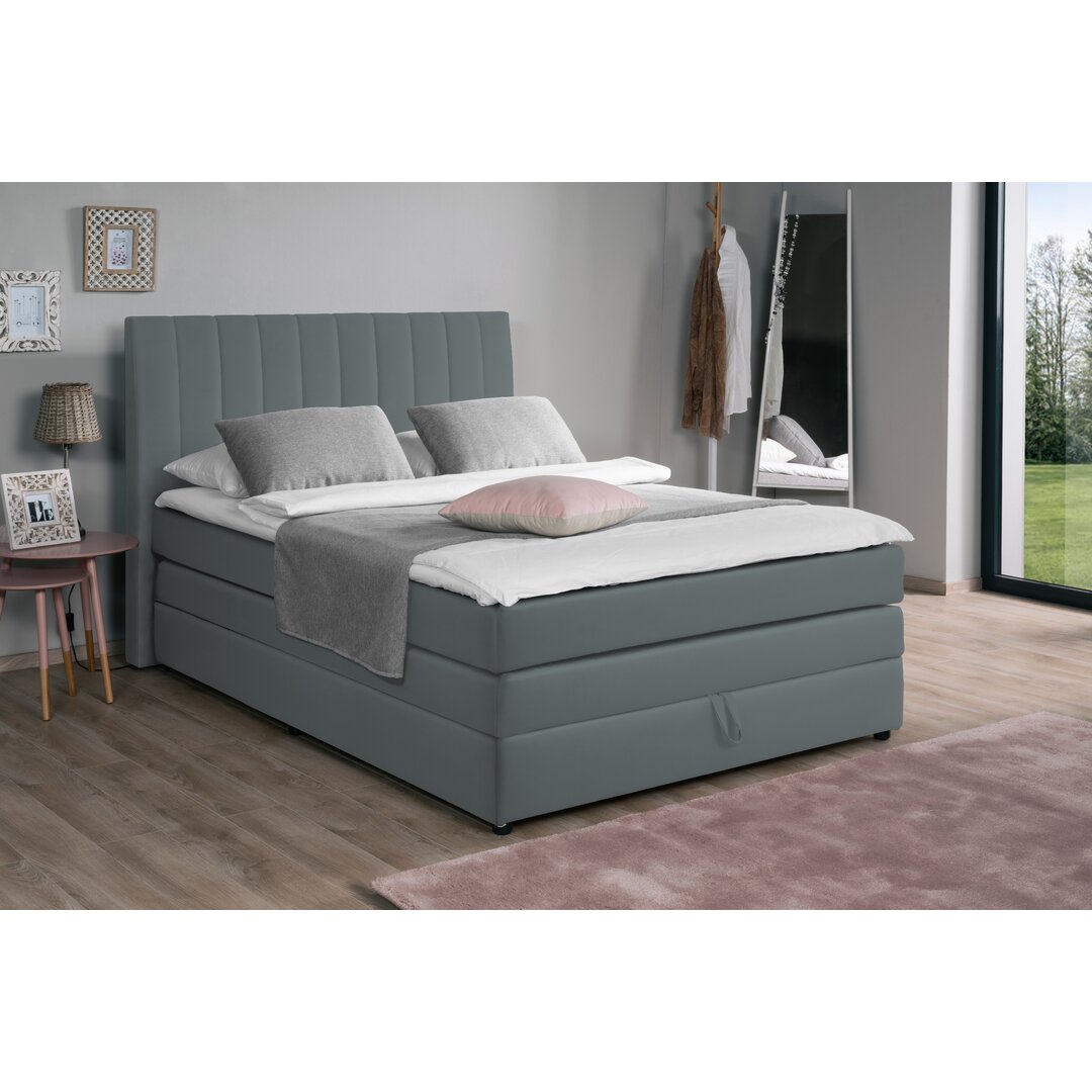 Boxspringbett Brampt mit Topper und Bettkasten