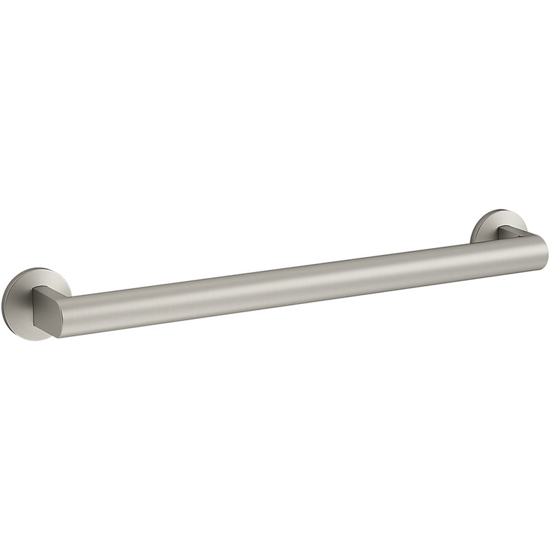 Components™ 18-In Grab Bar, Vibrant Brushed Nickel, 24" W