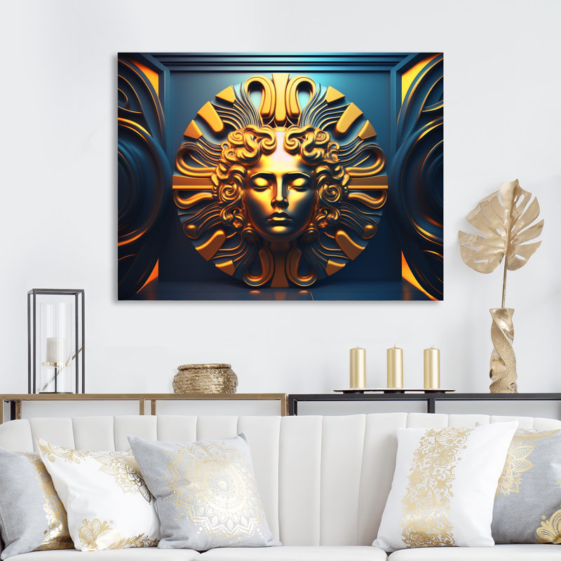 Decorative Wall Art, Minimal Modern Wall Decor - Modern Abstract Composition, 12" H x 20" W x 1" D