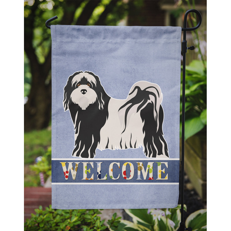 Drapeau impérial Shih Tzu Welcome Garden taille 9EC59815D20042D399EE9FCE8498D299, Terrier tibétain