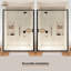 Porte de douche coulissante simple l 48 po x H 72 po-84790875