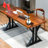 Dark walnut Rectangular Solid Wood desks-1552679490