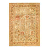 Classic One-of-a-Kind 6' 3" X 8' 10" Hand Knotted Area Rug