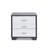 Nehemiah Rectangular Wooden Nightstand with 3 Drawers
