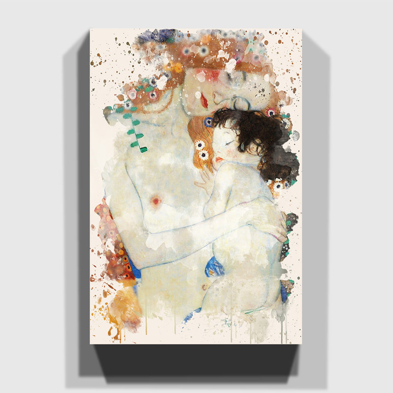 Gustav Klimt - Wrapped Canvas Painting, 60cm H x 40cm W