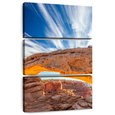 Alvord Mesa Arch Sunrise Glow