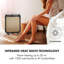 Klarstein 1300 Watt Electric Panel Space Heater with Adjustable Thermostat